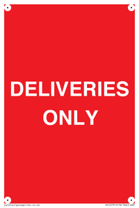DELIVERIES ONLY